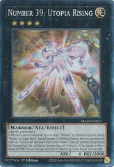 Number 39: Utopia Rising -- MAZE-EN021 -- Collector's Rare - 1st Edition